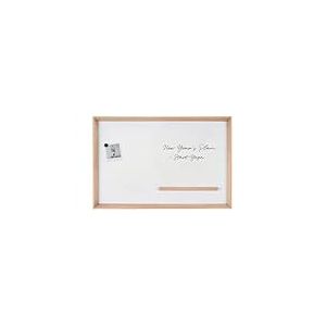Bi-Office Tableau blanc magn&eacute;tique Bi-Office Inversa, surface en acier laqu&eacute; effa&ccedil;able, cadre en bois de pin, 60 x 45 cm