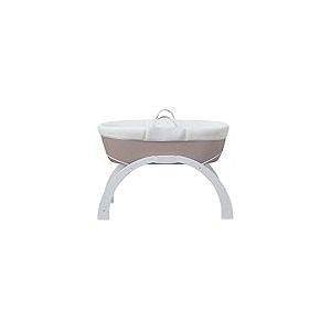 Shnuggle Dreami Panier couffin avec Support à Bascule incurvé – Portable + Hauteur réglable – Taupe