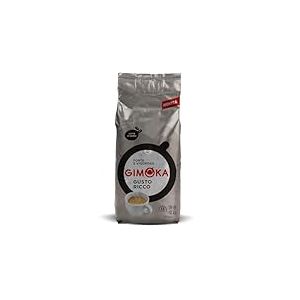 Gimoka - Caf&eacute; en grains - M&eacute;lange GUSTO RICCO - 1 Kg - Intensit&eacute; 13 - Fabriqu&eacute; en Italie