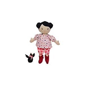 Manhattan Toy Playdate Friends Nico Lavable en Machine et sèche-Linge 35,56 cm poupée avec Mini Coq en Peluche
