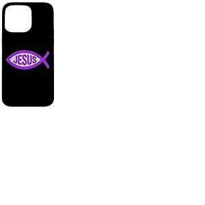 Chr&eacute;tien J&eacute;sus Christ Poisson Symbole Ichthys Coque pour iPhone 15 Pro Max
