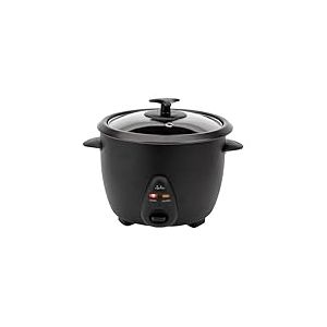JATA JEAR2528 Cuiseur à riz électrique, capacité 2,8 litres. 1000 W. Fonctions : cuisson et maintien de la chaleur. Réservoir amovible et antiadhésif. Arrêt automatique. Comprend carafe et spatule