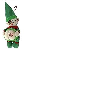 Décorations de Noël Lutin pétillant - Décoration Amusante pour Sapin de Noël - Cadeau Coquin mais Joli Cadeau Gag - Il pète Le Pont de la Chanson dans Les Halls Lorsque Vous Appuyez sur Son Corps -