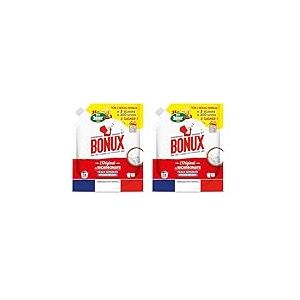 Bonux I Lessive Liquide l'Original Recharge | Adaptée aux peaux sensibles | Nettoie en Profondeur | Pour linge Blanc et Couleur | 1,4L et 31 Lavages (Lot de 2)
