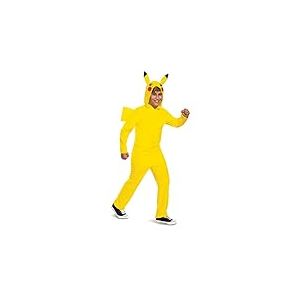 Disguise Pok&eacute;mon | Costume Capuche Pikachu Enfant | Taille 10-12 Ans | D&eacute;guisement &agrave; Capuche | Licence Officielle Pok&eacute;mon | Doux et Confortable | Pour Anniversaires ou F&ecirc;tes | Id&eacute;e Cadeau pour Fan