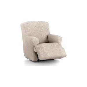 ECOMMERC3 Housse de Fauteuil Relax Pieds Ensemble bi-élastique, Ajustement mousses, Housse de Fauteuil de Relaxation écru Respirant et résistant