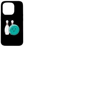 Bowling avec &eacute;pingles et Balle Coque pour iPhone 15 Pro