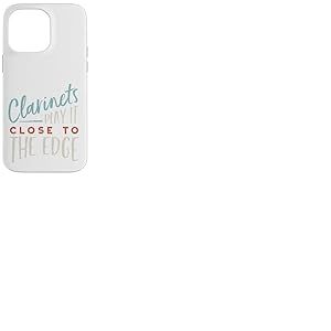 Clarinette Humoristique Musicien Clarinette Coque pour iPhone 14 Pro Max