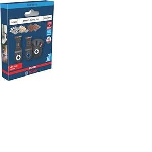 Bosch 3x Coffret EXPERT Cutting (pour Tuyaux en acier inoxydable, Bois avec m&eacute;tal, Longueur mm, Professional Accessoire Outil multifonction)