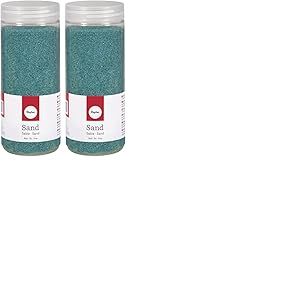 Rayher Sable fin color&eacute;, turquoise, 1 pce., 475ml, 0,1-0,5mm, arts cr&eacute;atifs, d&eacute;coration-39339404 (Lot de 2)