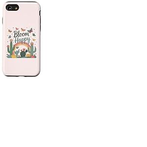 Fleurs et papillons en fleurs, fleurs heureuses, propagation de la positivité Coque pour iPhone SE (2020) / 7 / 8