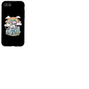 Licorne arc-en-ciel kaiju monstre japonais mignon kawaii Coque pour iPhone SE (2020) / 7 / 8