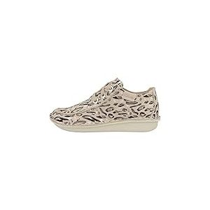 Clarks Femme Funny Dream Tissu Oxford, Black/Sand Print, 39 EU