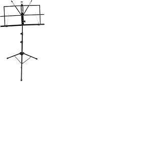 QUIK LOK - MS/335 W/BAG Pupitre, pliable, Sac de transport inclus, Hauteur réglable de 52 cm à 131 cm, Plateau 51 cm x 30 cm x 2 cm, Poids 1,5 kg, Couleur noire