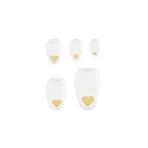Vaessen Creative Perforatrices Cœurs 5 Pcs - 9,5 mm à 5 cm - Scrapbooking Matériel pour Papier, Cartes et Loisirs Créatifs