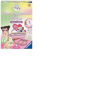 Ravensburger – So Styly – Bracelets Kumihimo et Tattoos – Tatouages éphémères – Création Bijoux – Bracelets – Dès 6 Ans – 25861