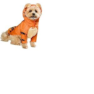 Rubies D&eacute;guisement de Tigrou Winnie l'ourson pour Adulte Unisexe Taille S Tour de Cou 12 Tour de Cou 17 Dos 11 US