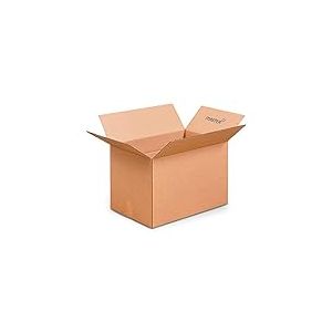 Master'in - Caisse carton double cannelure - Brune - 600 x 400 x 300 mm - Lot de 15 caisses