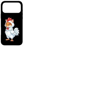 Costume Amusant de Renard dans Un Poulet Coque pour iPhone 17 Pro Max