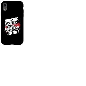 Hôpital médical d'assistante infirmière certifiée par l'AIIC Coque pour iPhone XR