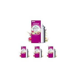 Glade Touch&fresh Recharge Relaxing Zen - Infus&eacute; Aux Huiles Essentielles (Lot de 4)