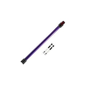 Tube T&eacute;lescopique pour Dyson, Tube d'extension Rigide Compatible avec Dyson V7 V8 V10 V11 V15, Tube d'aspiration &agrave; Connexion Rapide pour Aspirateur Dyson avec Deux 2 en 1 Brosses, Violet