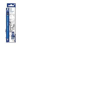 Staedtler Mars Lumograph, Crayons &agrave; papier 8H pour dessin technique et artistique, Bo&icirc;te en carton avec 12 crayons 8H assortis, 100-8H VE