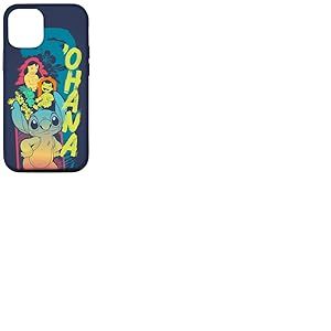Coque pour iPhone 14 Disney Lilo & Stitch Beach Vibes avec Nani & Scrump 'Ohana