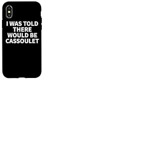 Vêtements à cassoulet - Le meilleur design amusant pour les amateurs de cassoulet Coque pour iPhone X/XS