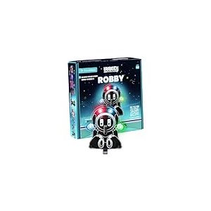 Cefa Toys Wacky Robot Robby, Jouet éducatif STEM, Construction de Robot interactif, apporte des Connaissances en électronique, stimule la résolution de problèmes et la logique, à partir de 7 Ans