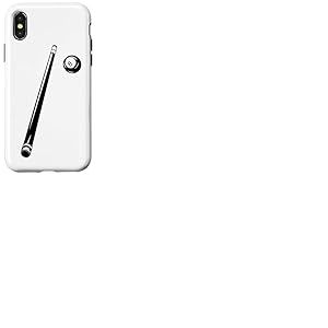 Boule de billard et queue de billard Pool Billard Coque pour iPhone X/XS