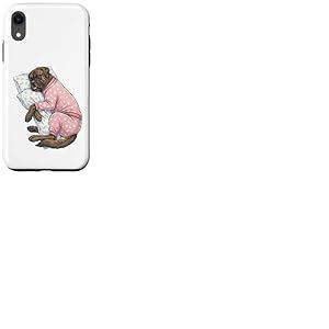 Adorable Chien Bullmastiff endormi en Pyjama Art du Coucher Coque pour iPhone XR