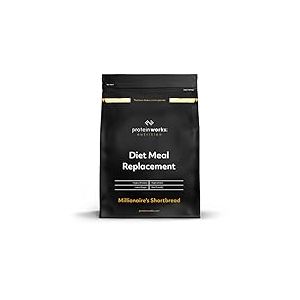 The Protein Works – Substitut de Repas Hyperprotéiné – Riche en Protéines et Nutriments – Shaker Et Cuillère Doseuse Gratuits - Chocolat Caramel - 500g