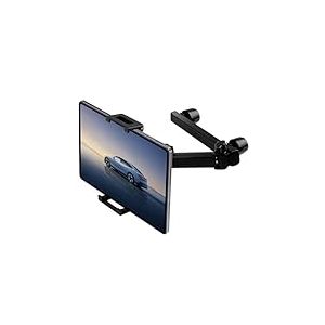 Romon Support Tablette Voiture, Extensible Support de Tablette de Siège Voiture Porte Tablette Voiture Universel Rotation à 360° Supports Enfant Appuie-tête pour Téléphone et Appareils 4.7-13 Pouces