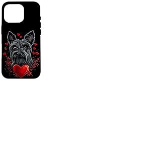 Saint-Valentin Scottish Terrier Coque pour iPhone 16 Pro