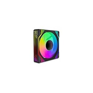 Watio Wave Ventilateur : ventilateur auxiliaire avec éclairage ARGB, de 120 mm de diamètre, offre un flux d'air élevé et un faible bruit, installation facile