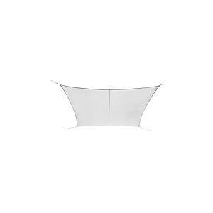 Ribelli Protection Solaire Voile Solaire Protection UV 50+ Protection Contre Vent Abat-Jour Rectangulaire, Couleur:Blanc, Forme:rectangulaire, Taille:2 x 4 m