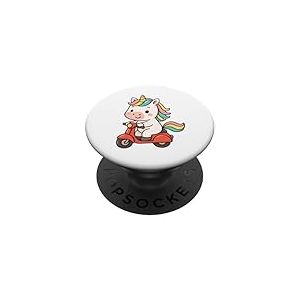 Trottinette Licorne pour garçons, Filles, Hommes, Femmes, Enfants et Adultes PopSockets PopGrip Adhésif