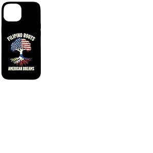 Moitié philippin moitié Drapeau américain américain philippin américain Coque pour iPhone 15