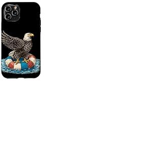 F&ecirc;te de Vacances &agrave; la Piscine avec ce Look d'aigle pour Les Fans de Bague Coque pour iPhone 11 Pro