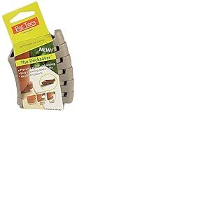 Bosmere Lot de 6 Orteils en Pot Gris Clair