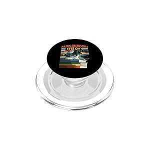 Paws on books eyes on treats PopSockets PopGrip pour MagSafe