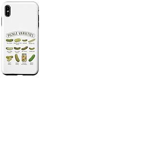 Types de cornichons vari&eacute;t&eacute;s de cornichons dr&ocirc;le Amateur de cornichons marinage Adulte Coque pour iPhone XS Max