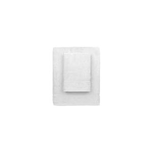 zer0bed, Serviettes de Bain Lilas, 2 Serviettes de Bain, Serviette de Visage, Serviette de Bidet, Couleur Unie, Blanc, 100% Coton, Lot de 2 pi&egrave;ces