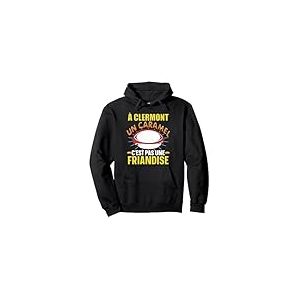 Supporter de Rugby Clermont Clermont Ferrand ASM Clermontois Sweat &agrave; Capuche