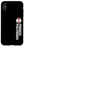 Drapeau Polyn&eacute;sie Fran&ccedil;aise Vertical Coque pour iPhone XS Max