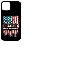 Drapeau américain « God Bless America » 4 juillet patriotique Coque pour iPhone 13