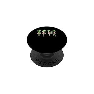 Ballerines Alien Tutus Rose Danse Mignon Ballet PopSockets PopGrip Adhésif
