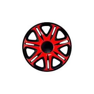 Jeu d'enjoliveurs J-Tec Nascar 13-inch Noir/Rouge