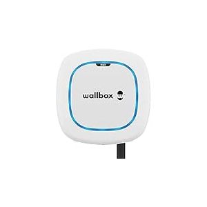 Wallbox Pulsar Max, Chargeur pour Véhicules Électriques (22 KW, Type 2, Wi-FI, Bluetooth, OCPP, Intérieur/Extérieur, 5m, Installation Facile), Blanc